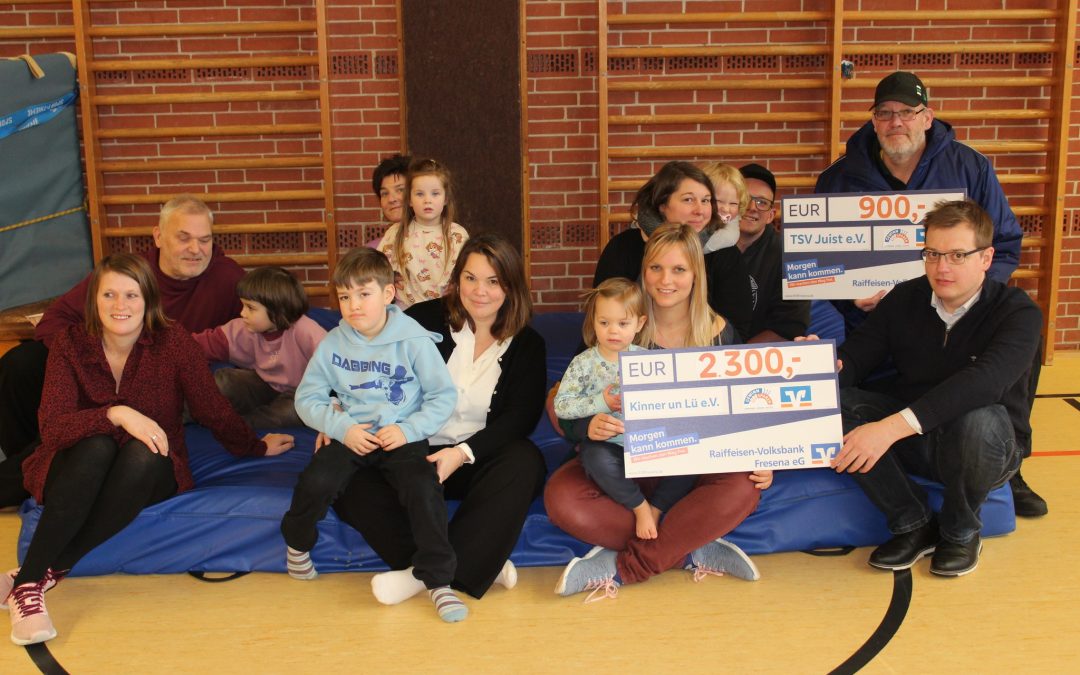 Unterstützung für Kinner un Lü durch VR-Gewinnsparen